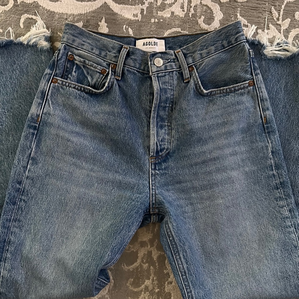 COPY - Agolde Riley high rise straight size 24
